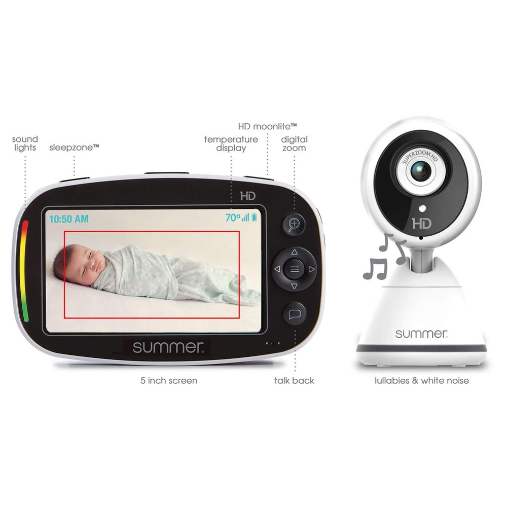 Summer Infant HD Video Monitor - Black and White